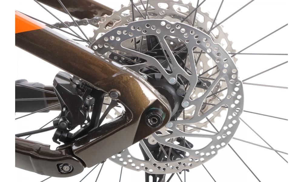 Rower górski elektryczny Haibike AllTrail 6 29  - pomarańczowy-czarny