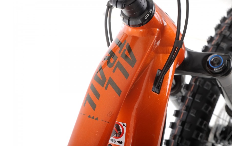 Rower górski elektryczny Haibike AllTrail 6 29  - pomarańczowy-czarny