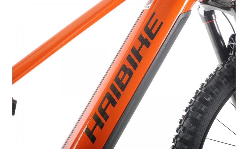 Rower górski elektryczny Haibike AllTrail 6 29  - pomarańczowy-czarny