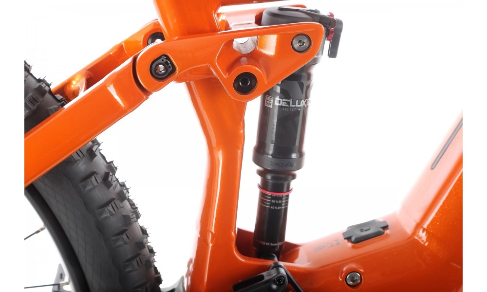 Rower górski elektryczny Haibike AllTrail 6 29  - pomarańczowy-czarny