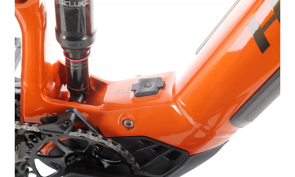 Rower górski elektryczny Haibike AllTrail 6 29  - pomarańczowy-czarny