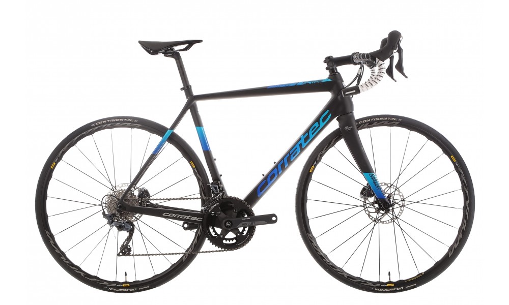 Rower szosowy Corratec CCT Team Race Disc - czarno-niebieski