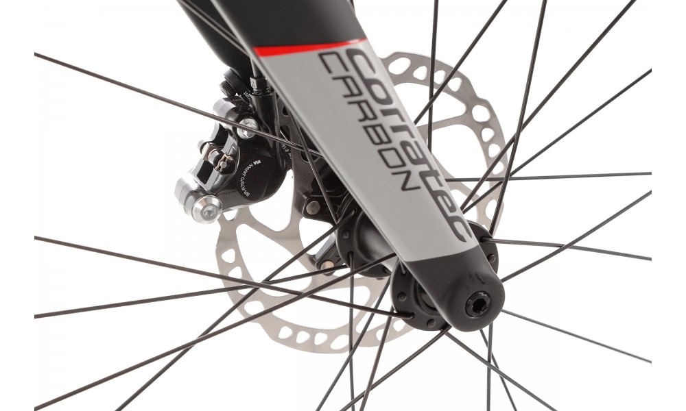 Rower szosowy Corratec CCT Team Race Disc - czarno-srebrny