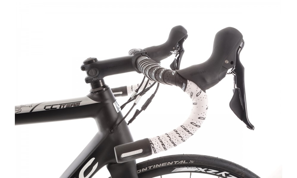 Rower szosowy Corratec CCT Team Race Disc - czarno-srebrny