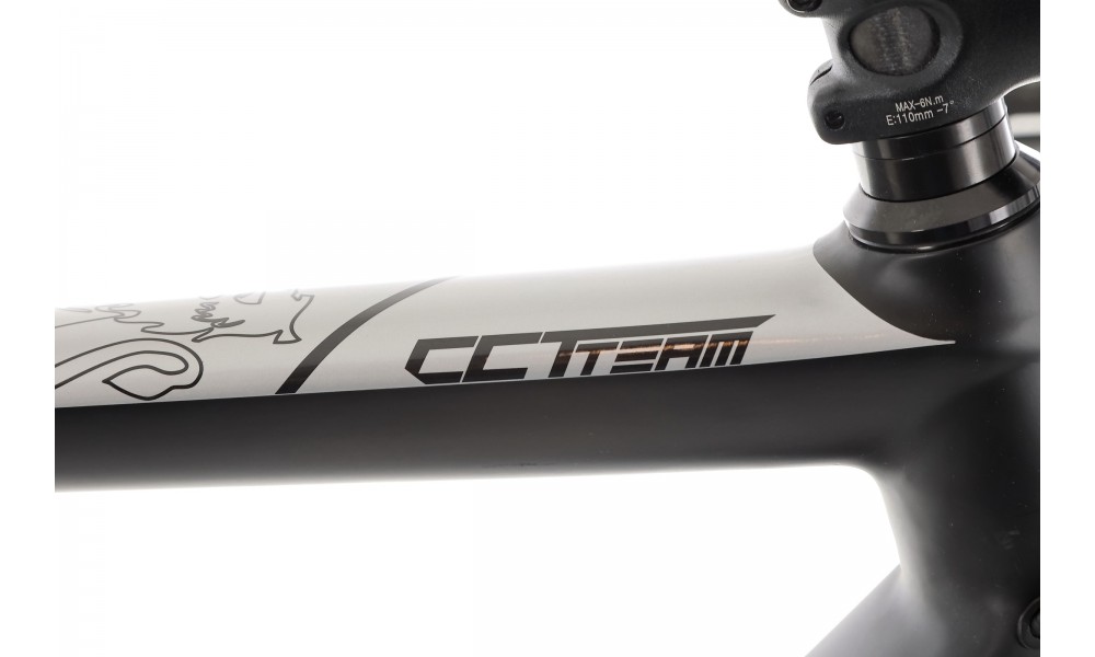 Rower szosowy Corratec CCT Team Race Disc - czarno-srebrny