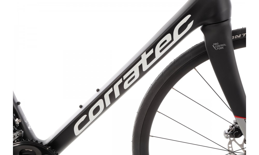 Rower szosowy Corratec CCT Team Race Disc - czarno-srebrny