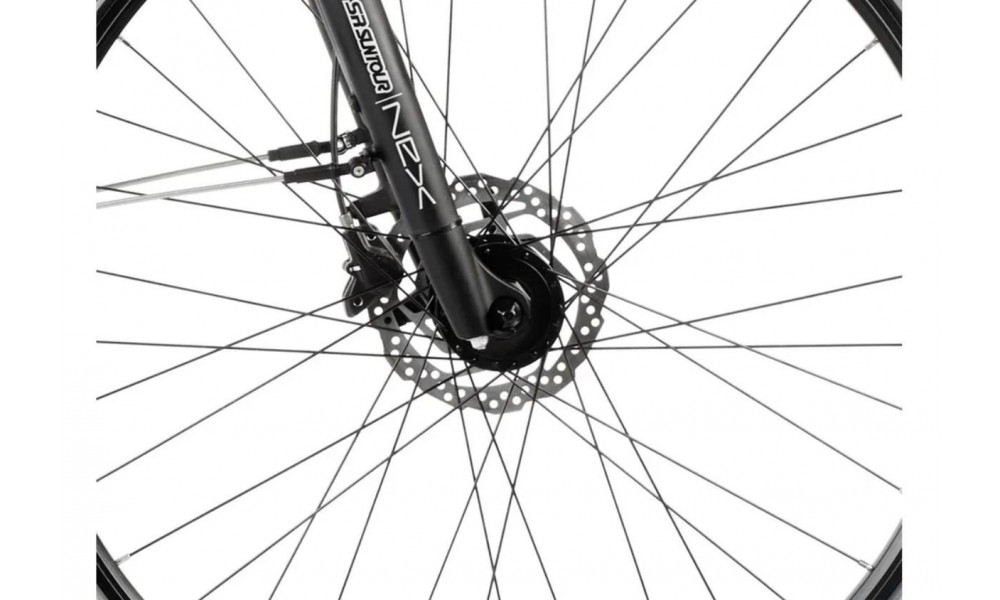 Rower trekkingowy Romet Gazela 6 - grafitowy-czarny