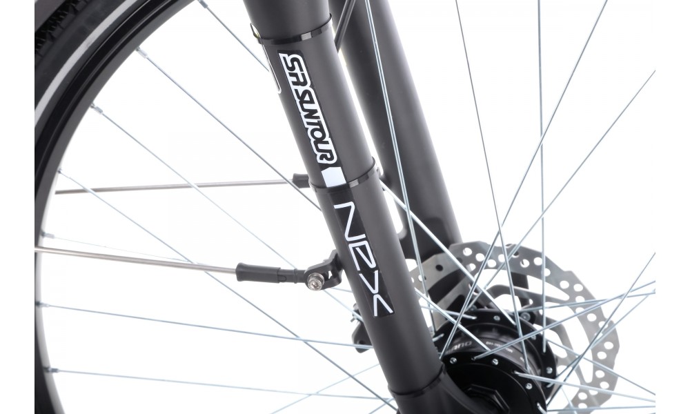 Rower trekkingowy Romet Gazela 6 - bordowo-grafitowy