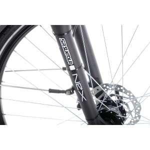 Rower trekkingowy Romet Gazela 6 - brązowo-szampański 2