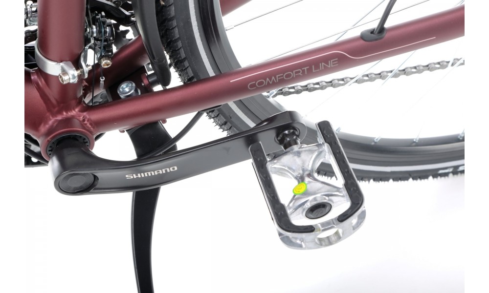 Rower trekkingowy Romet Gazela 6 - brązowo-szampański