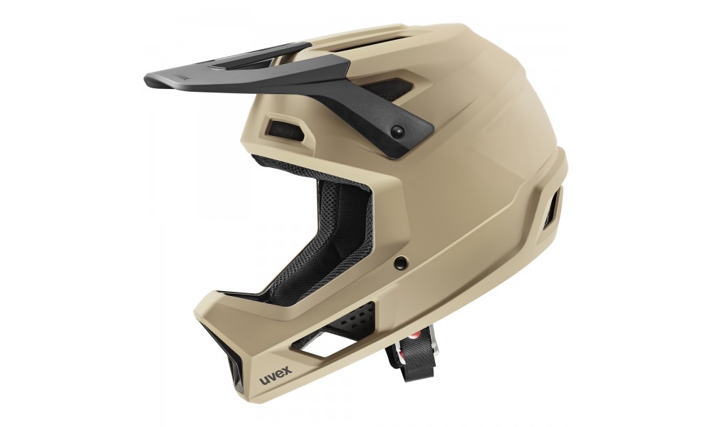 Kask rowerowy Uvex Ravage - beżowo-czarny