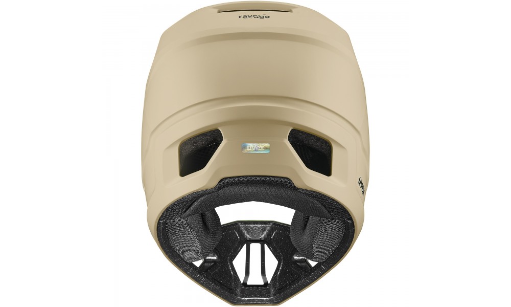 Kask rowerowy Uvex Ravage - beżowo-czarny