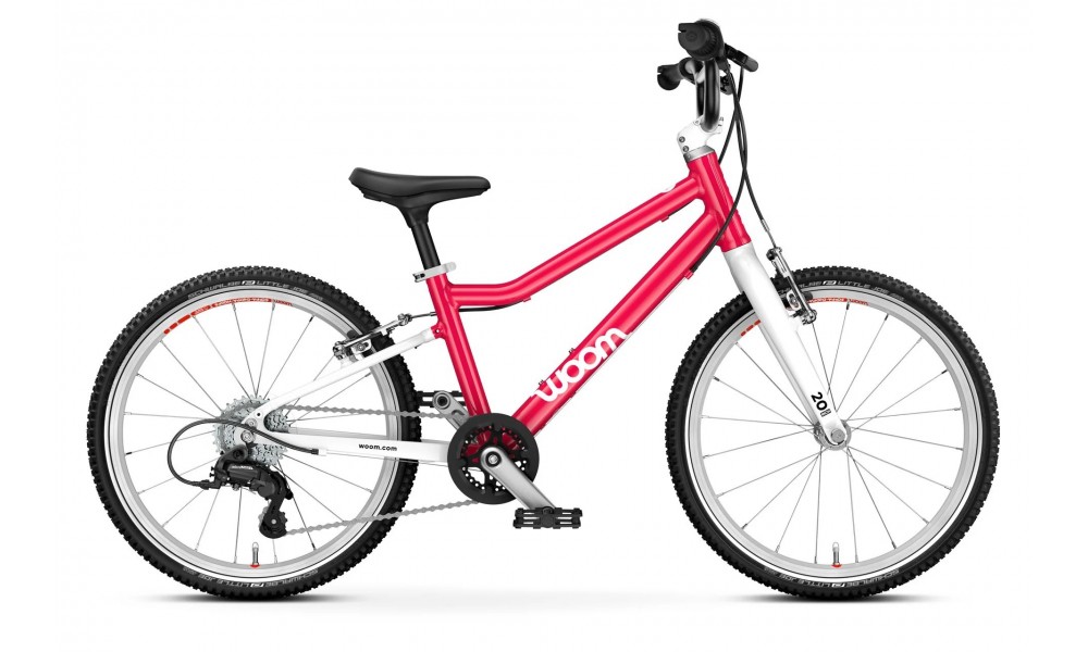 Rower dziecięcy Woom GO 4 20"  - różowy