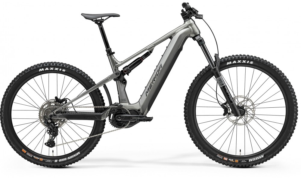 Rower górski elektryczny Merida eOne-Sixty 400 2025 - szaro-czarny