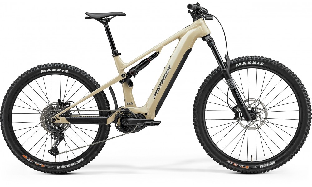 Rower górski elektryczny Merida eOne-Sixty 575 2025 - kremowo-czarny