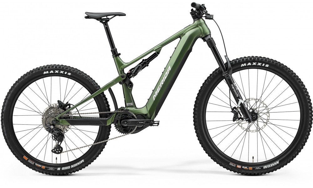 Rower górski elektryczny Merida eOne-Sixty 675 2025 - zielono-biały