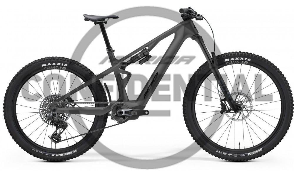 Rower górski elektryczny Merida eOne-Sixty SL 6000 2025 - szaro-czarny