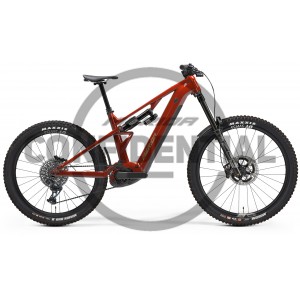 Rower górski elektryczny Merida eOne-Eighty 700 2025 - czerwono-złoty 1