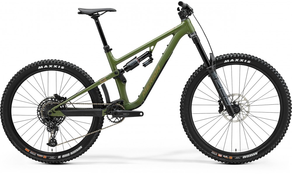 Rower górski Merida One-Sixty 700 2025 - zielono-złoty