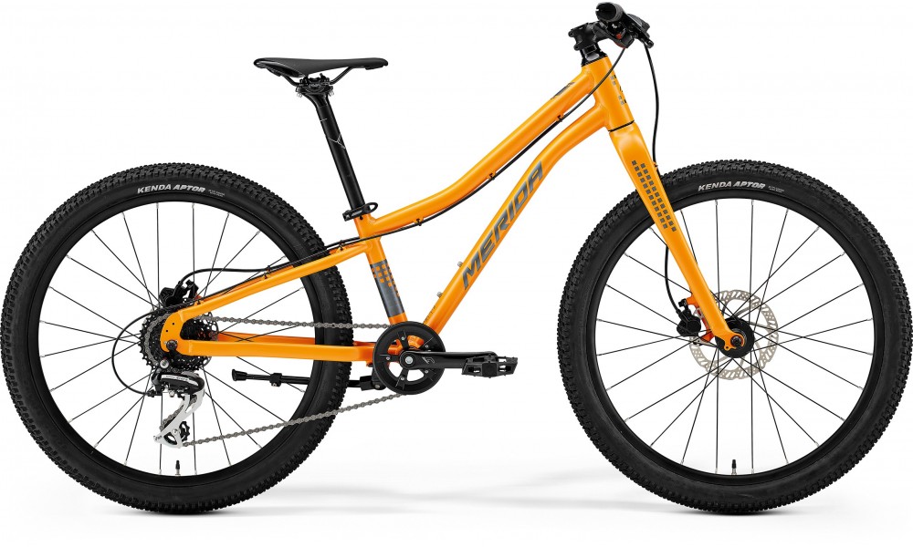 Rower młodzieżowy Merida Matts J.24+ UNI 2025 - pomarańczowo-niebieski