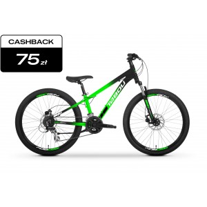 Rower młodzieżowy Tabou Badboy 24 1.0 2025 - zielony-czarny 1
