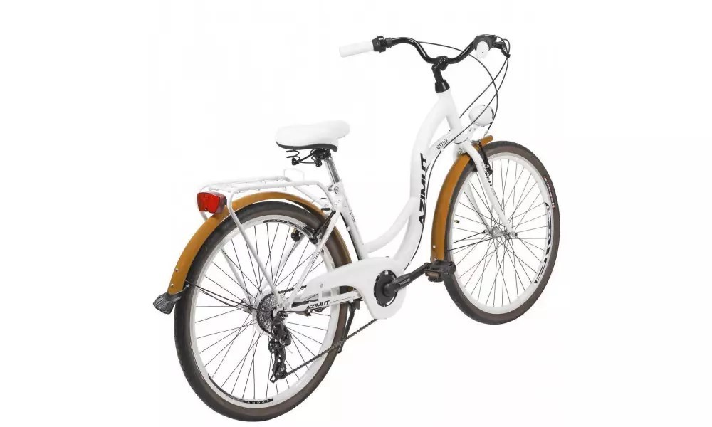 Rower miejski Azimut Vintage 26 TX7 - biały
