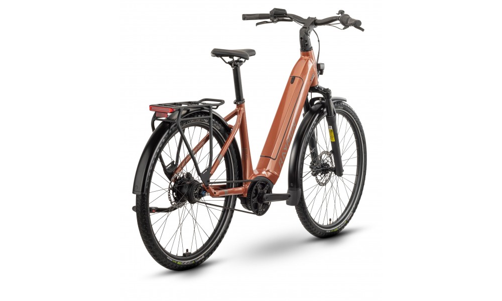 Rower miejski elektryczny R-Raymon Metmo FW - miedziany