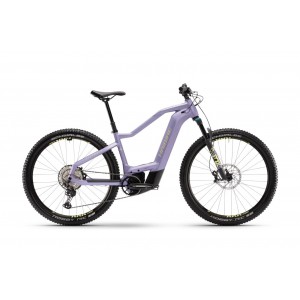 Rower górski elektryczny Haibike AllTrack 11  - fioletowo-limonkowy 1