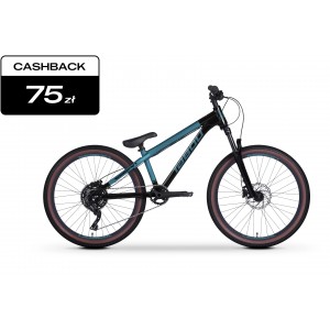 Rower dirt TABOU TABSPIN STUNT 2025 - czarno-turkusowy 1