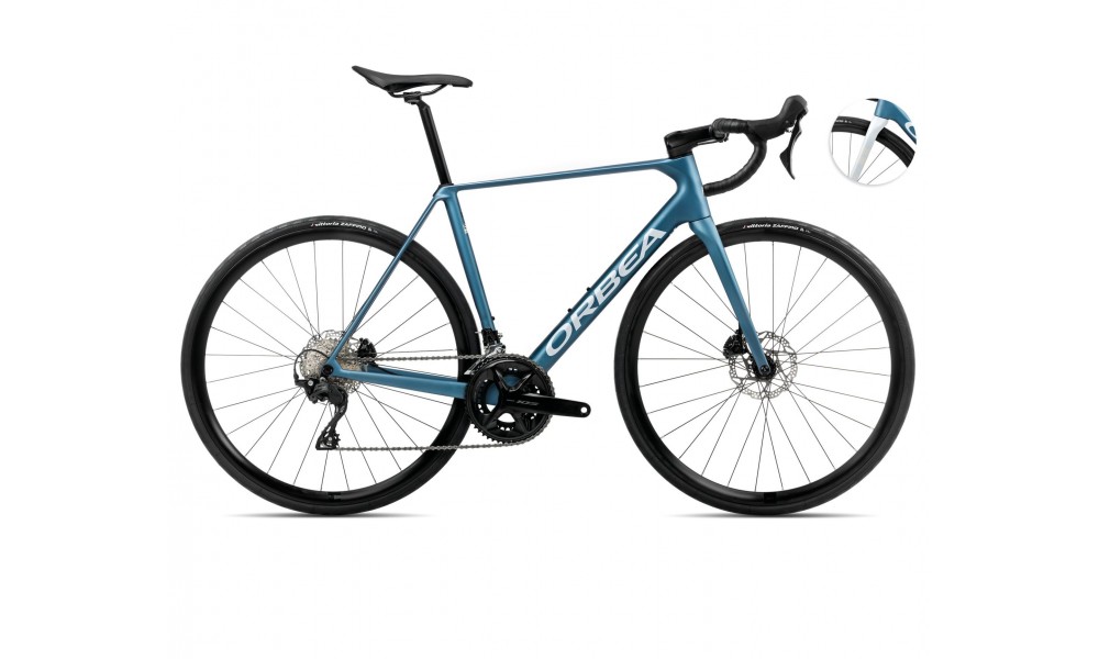 Rower szosowy Orbea Orca M30 2025 - niebiesko-srebrny