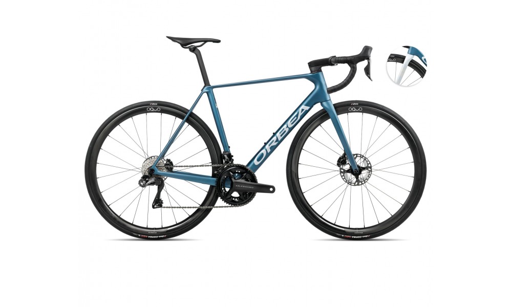Rower szosowy Orbea Orca M20iTEAM 2025 - niebiesko-srebrny