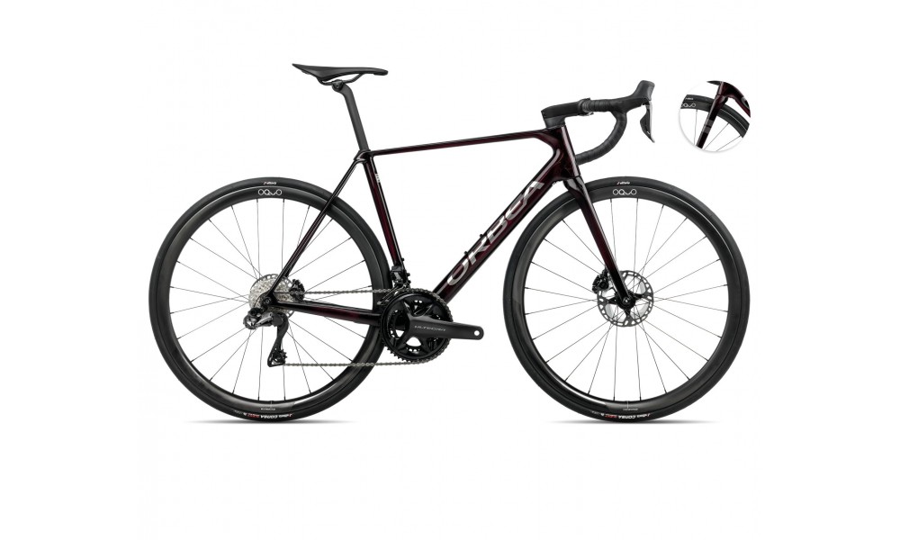 Rower szosowy Orbea Orca M20iTEAM 2025 - czerwono-szary