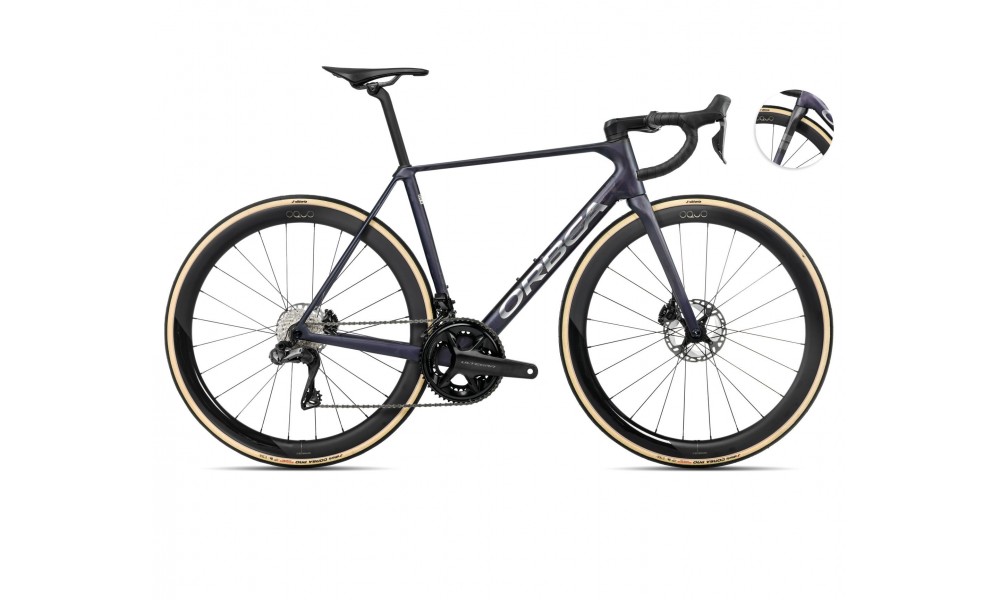 Rower szosowy Orbea Orca M20iLTD PWR 2025 - fioletowo-czarny