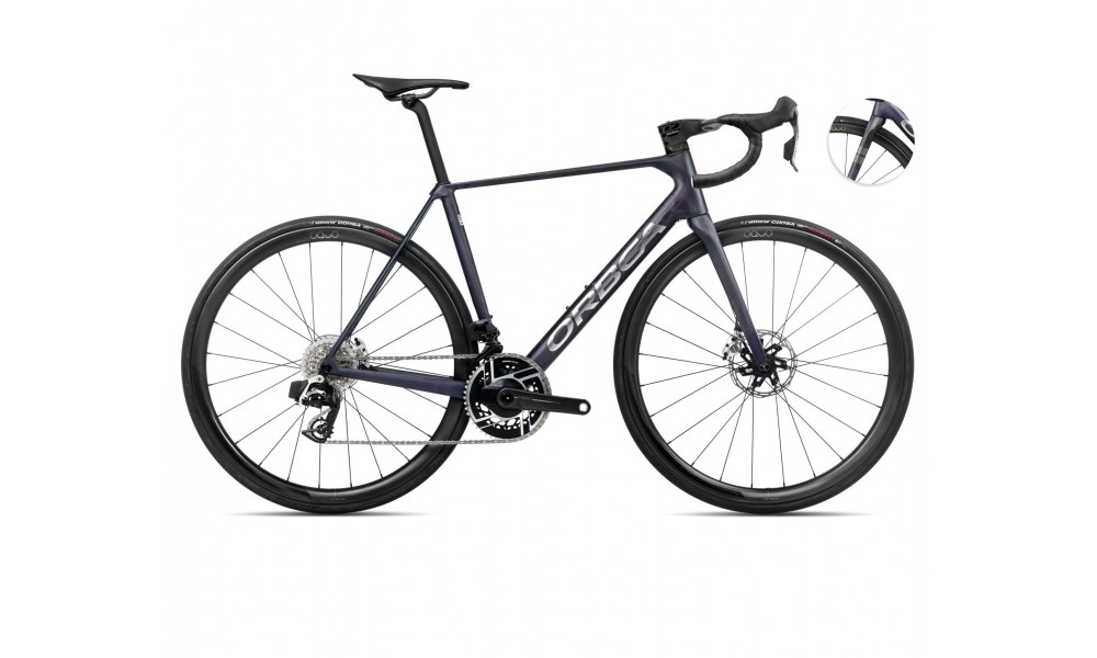 Rower szosowy Orbea Orca M11eLTD PWR 2025 - fioletowo-czarny