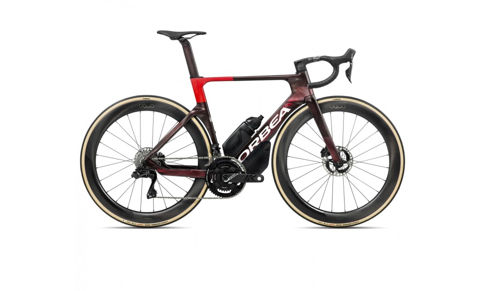 Rower szosowy Orbea Orca Aero M10i Replica 2025 - czerwono-bordowy
