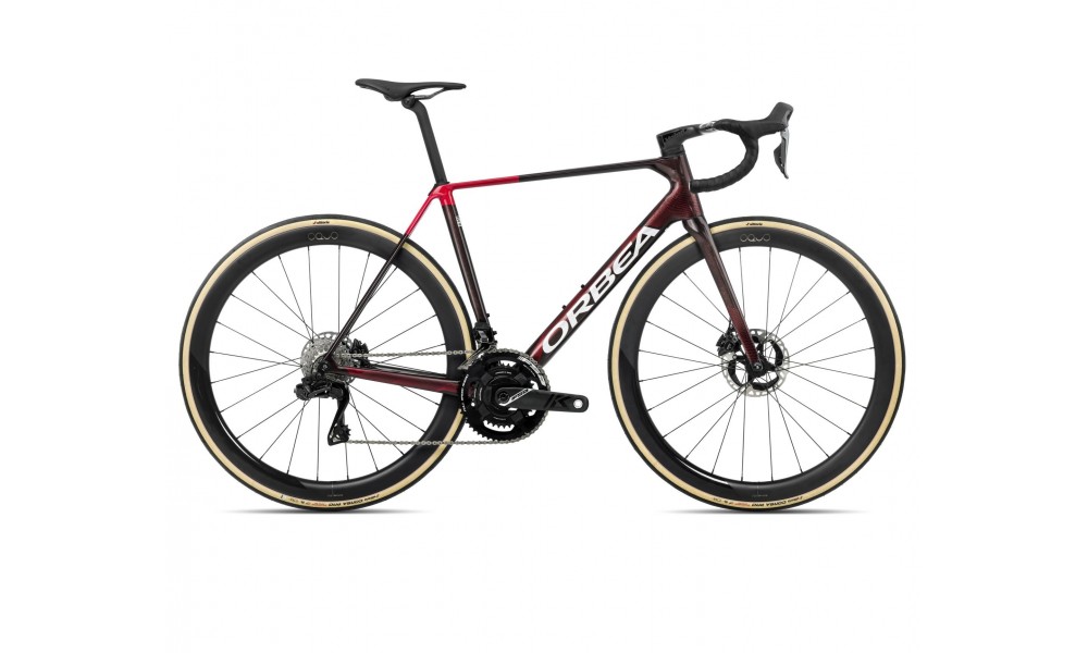 Rower szosowy Orbea Orca M10i Replica 2025 - czerwono-bordowy