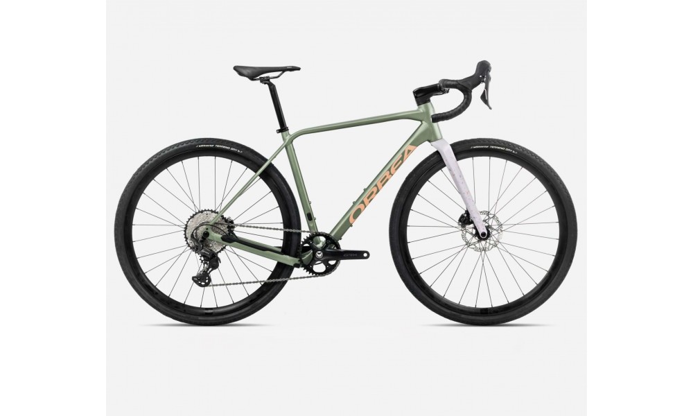 Rower gravel Orbea Terra H45 1X 2025 - zielono-biały