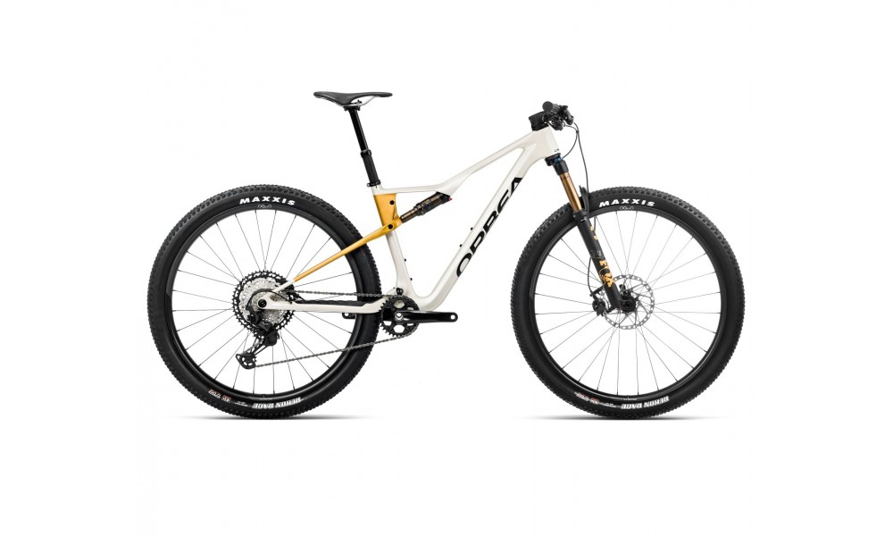 Rower górski Orbea Oiz M10 2025 - biało-żółty
