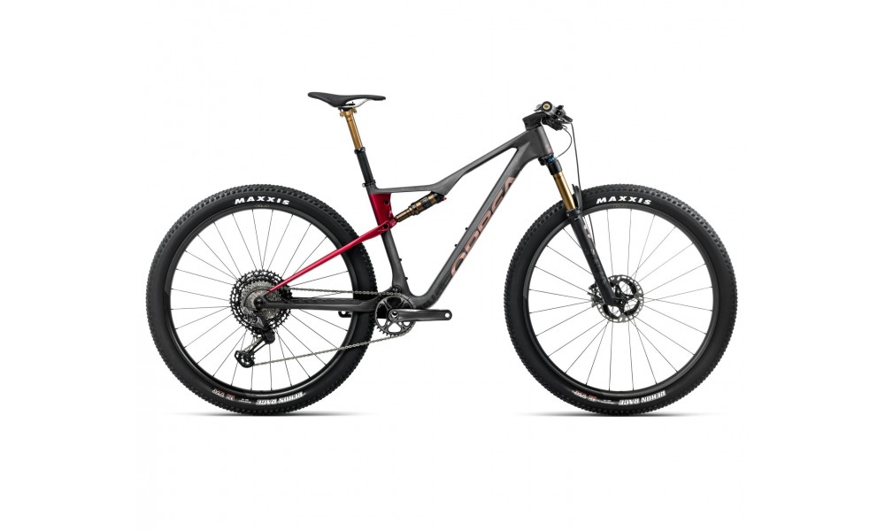 Rower górski Orbea Oiz M-TEAM Factory 2025 - czarno-czerwony