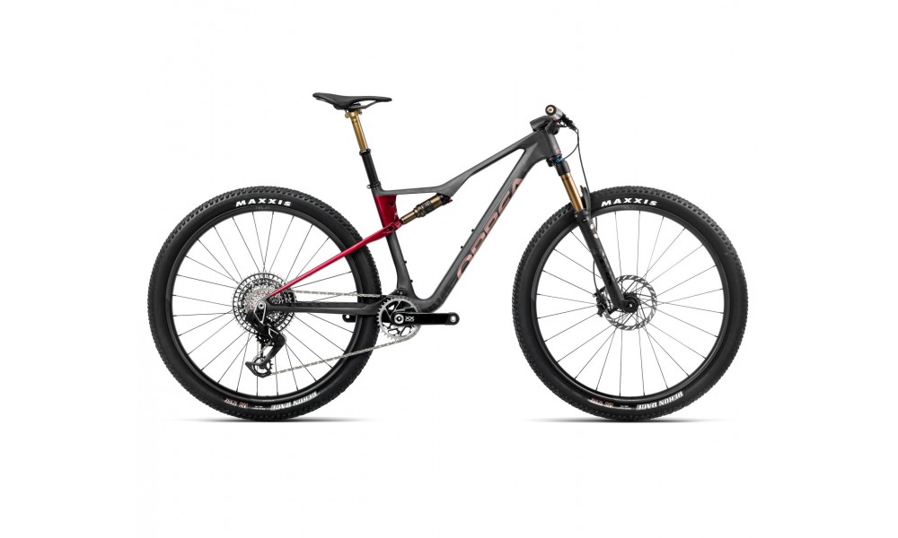 Rower górski Orbea Oiz M-LTD 2025 - czarno-czerwony