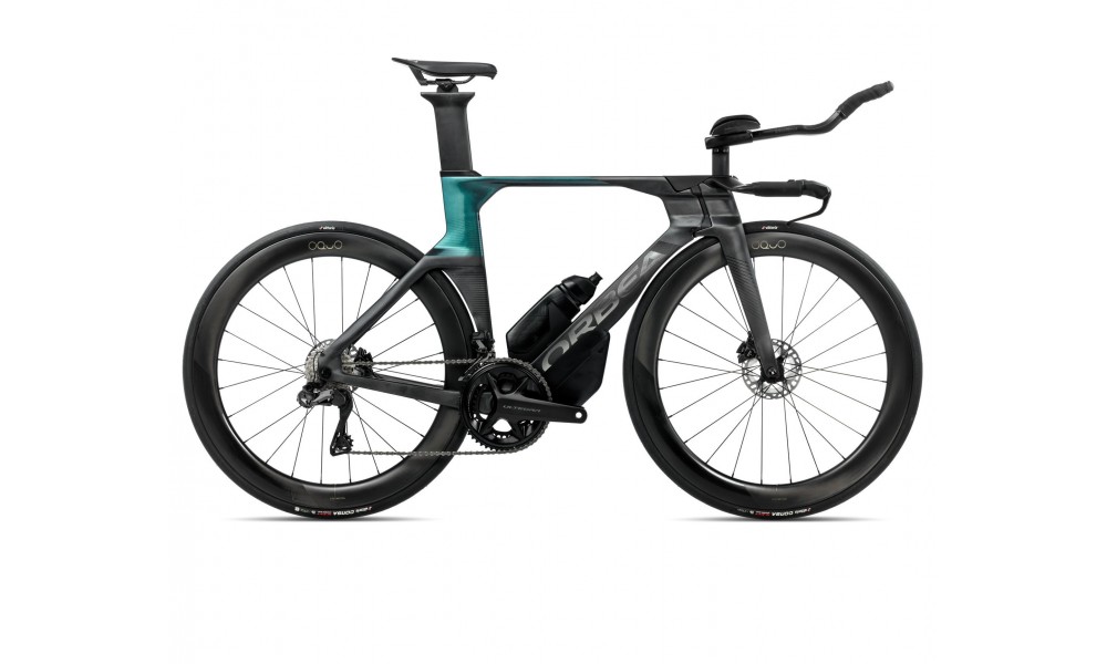 Rower triathlonowy Orbea Ordu M20iLTD 2025 - czarno-turkusowy