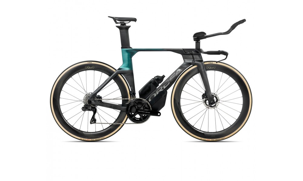 Rower triathlonowy Orbea Ordu M10iLTD 2025 - czarno-turkusowy