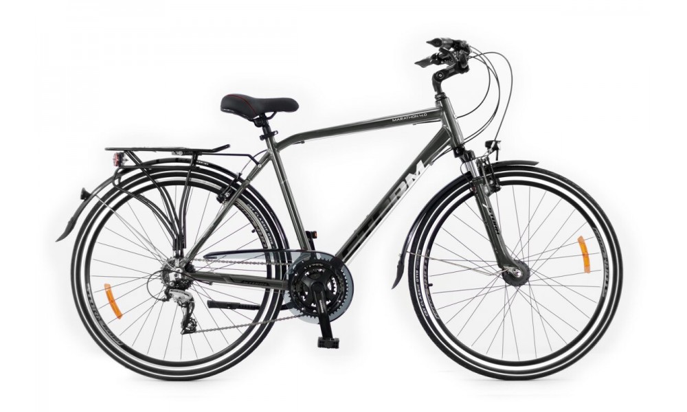 Rower trekkingowy Storm Marathon 4.0 Man - grafitowy