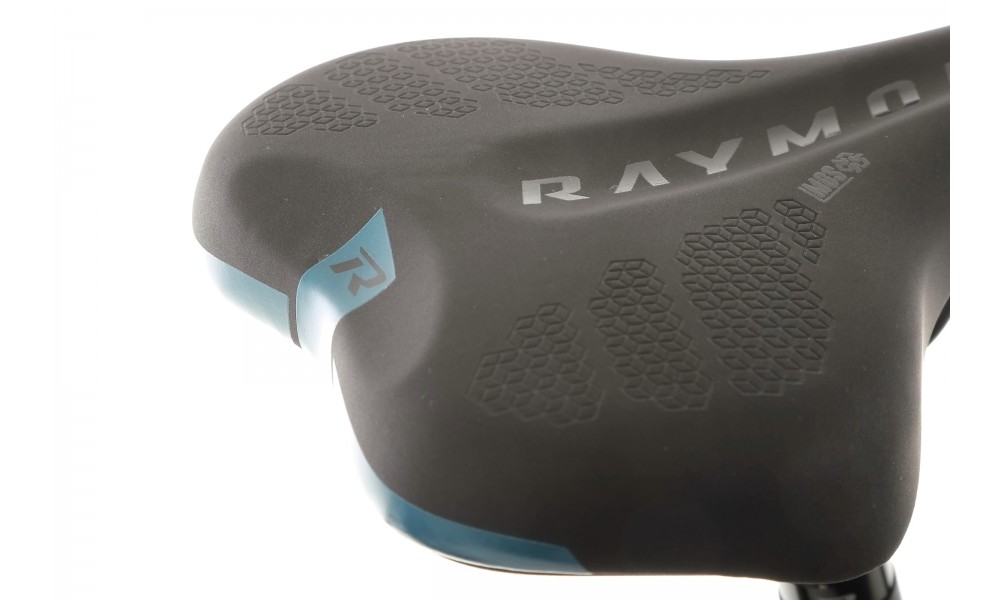 Rower miejski elektryczny R-Raymon CityRay E 7.0 CB - biało-czarny