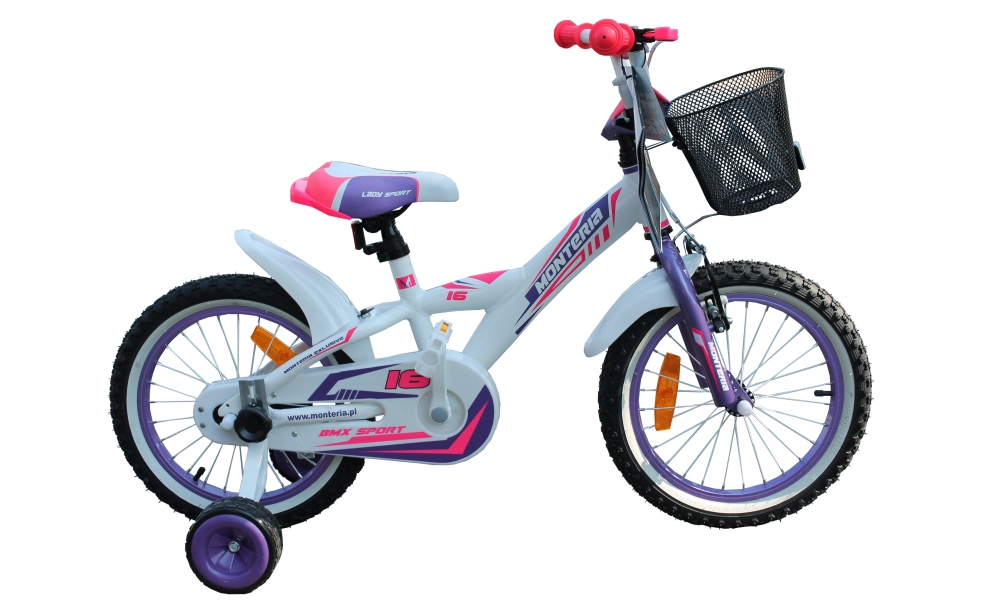 Rower dziecięcy Monteria BMX 16 Girl Alu
