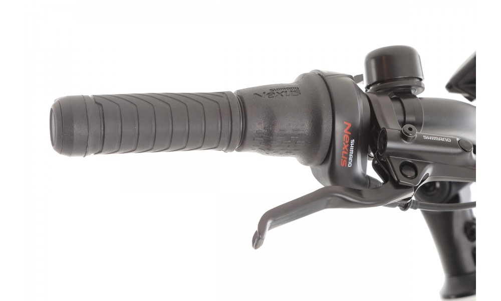 Rower miejski elektryczny R-Raymon CityRay E 7.0 CB - biało-czarny