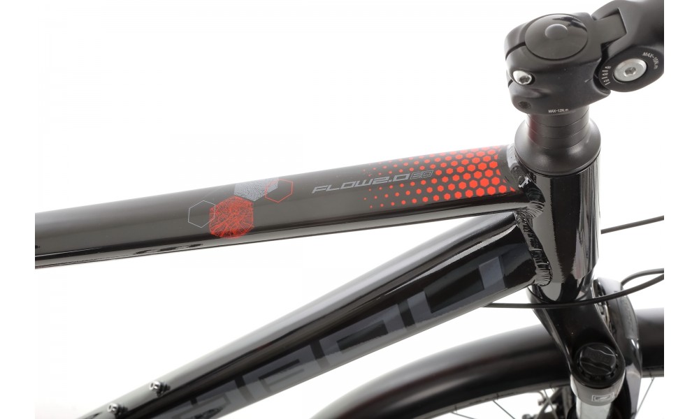 Rower crossowy Tabou Flow 2.0 EQ 2024 - czarno-czerwony