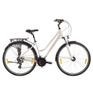 Rower trekkingowy Tabou Kinetic 2.0 PLUS W 2024 - biało-różowy 1