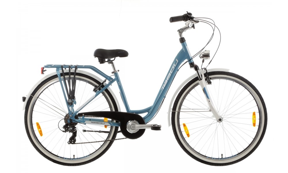 Rower miejski Tabou Kayla 2024 - niebiesko-biały