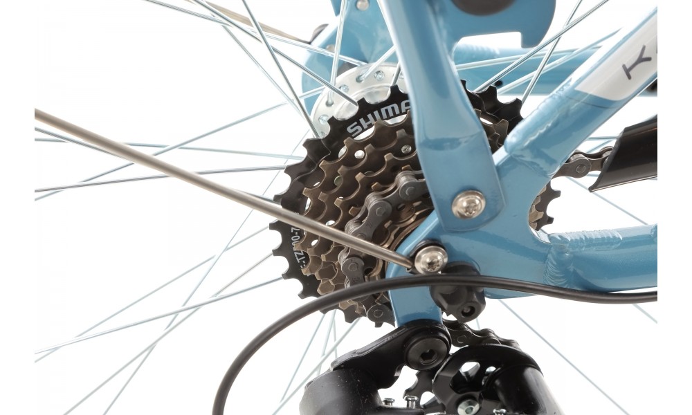 Rower miejski Tabou Kayla 2024 - niebiesko-biały